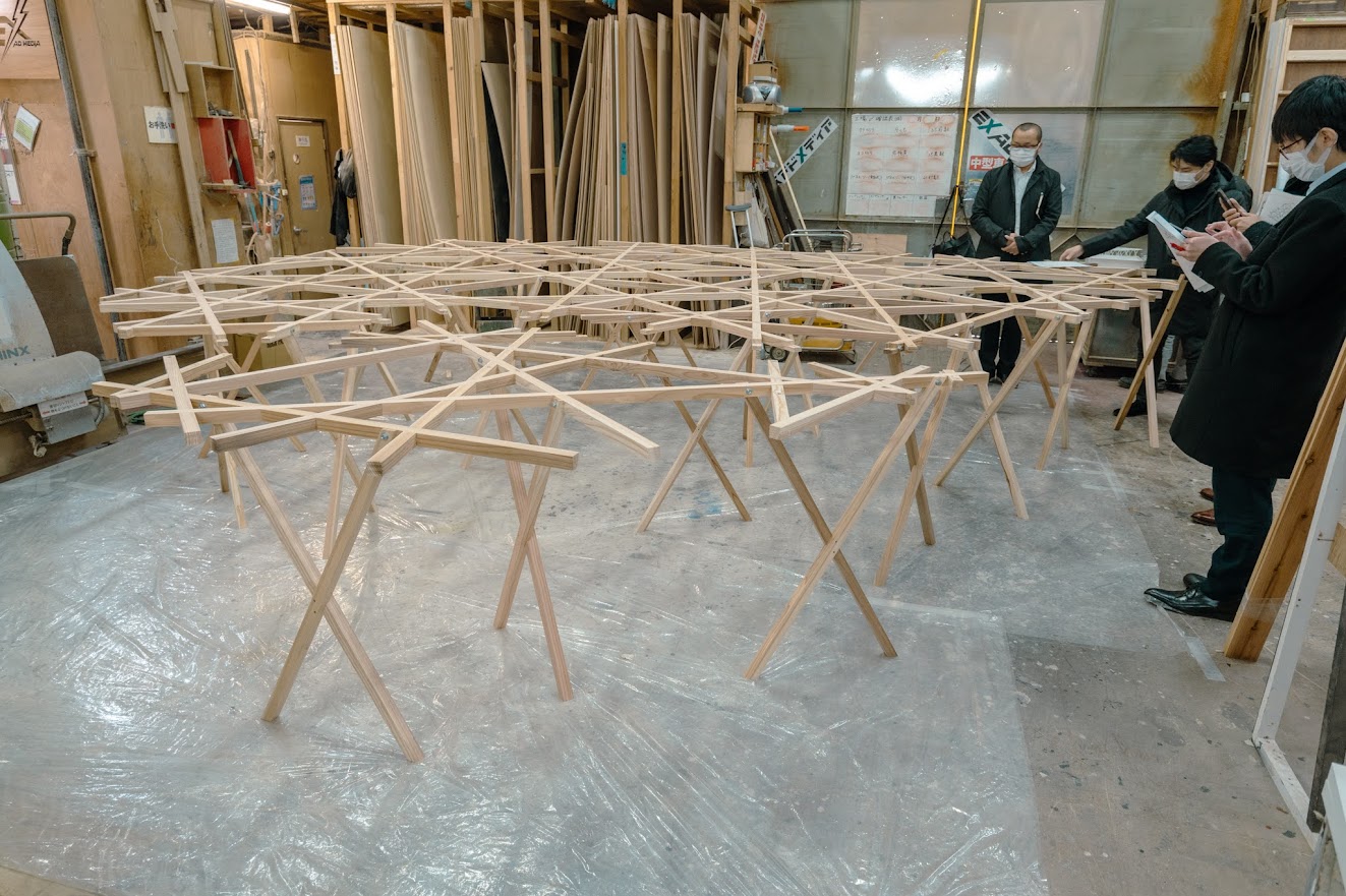 「日本現代建築展 Beyond Borders：Architectures of Japan」のための展示台 8